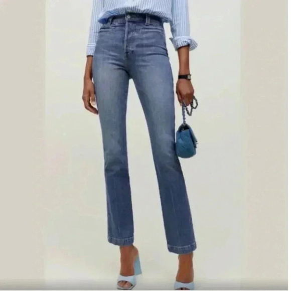 Reformation Ada Ultra High Rise Bootcut Jeans In Size 30 - Picture 1 of 9